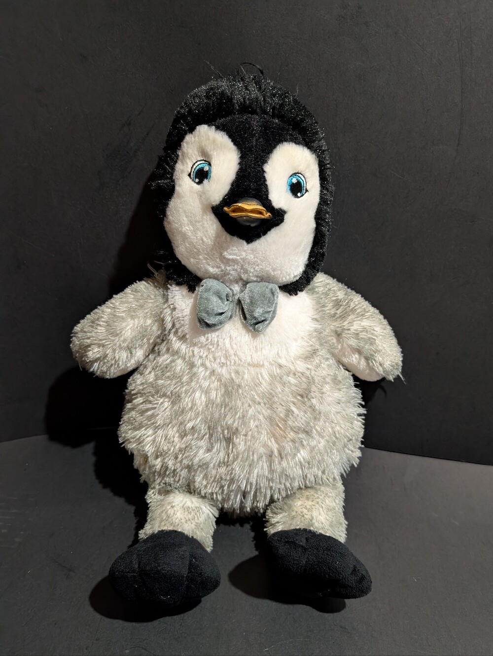 Build A Bear Happy Feet 2 Erik Penguin Plush Stuffed Animal With Light Up Bowtie